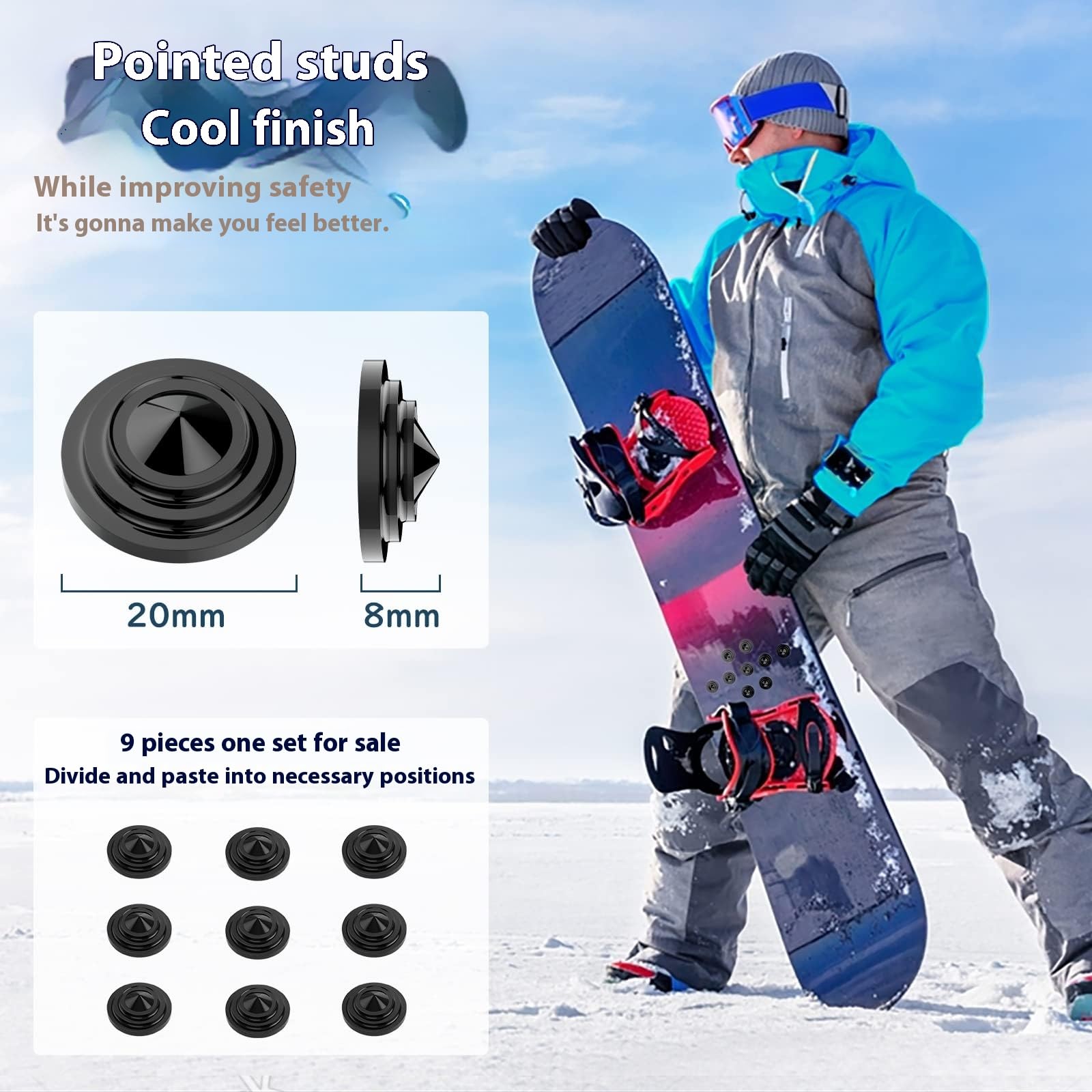 スノーボード 27cm KEPARD Amazon.com : Kephala Snowboard Stomp Pad- Self Adhesive Aluminum
